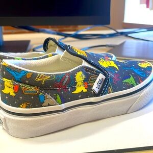 Kids Canvas Slip on Vans-12-